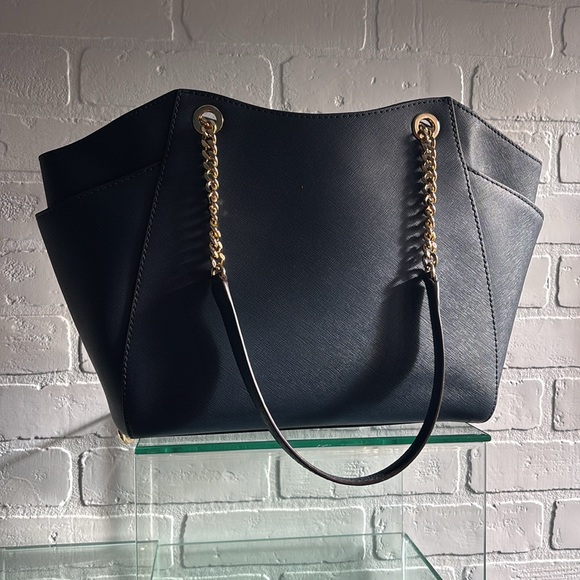 Michael Kors Navy Blue Tote bag and shoulder bag - Picture 3 of 12